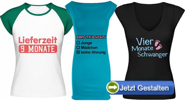 Bedruckte-Schwangerschafts-T-Shirts